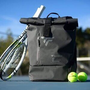 Tecnifibre Team Dry Stand up Backpack Bag - Black
